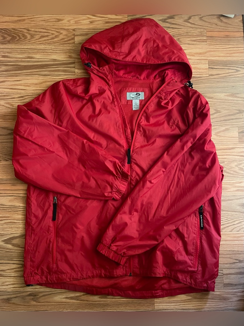 Men’s Y2K C9 for Champion Red Windbreaker XL
